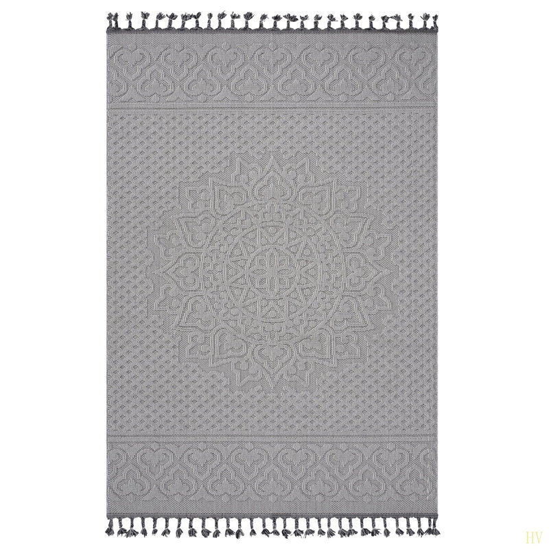 Guros Collection 8X10   Medallion Indoor / Outdoor Area Rug, Rectangle 7'9" x 10'