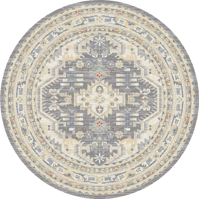 Igikpak Oriental Indoor Rug, Round 5'3"