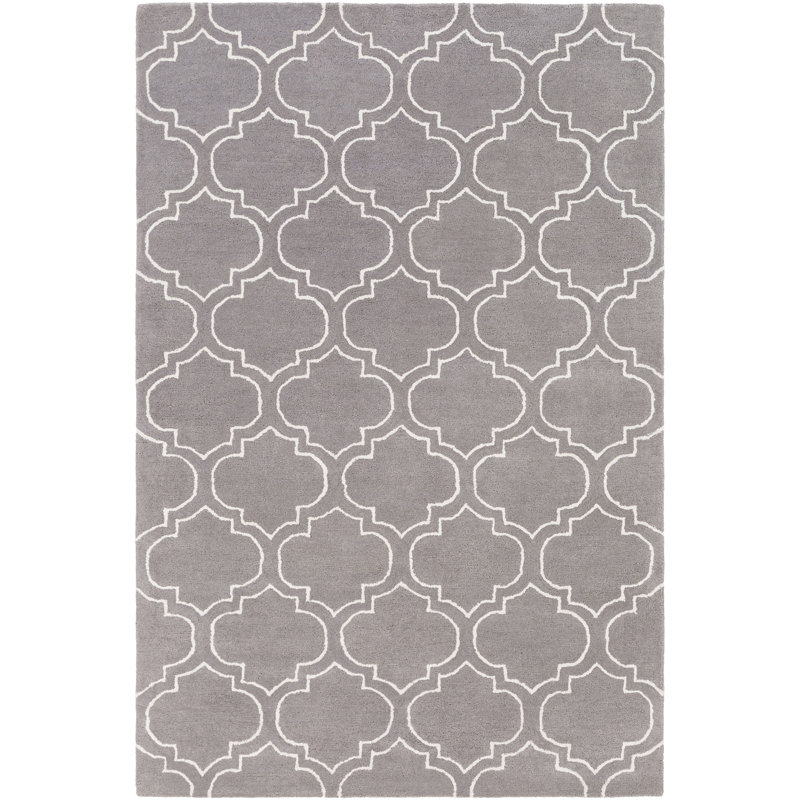 Shandi Wool Geometric Indoor Rug, Round 8'