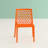 Plastic Outdoor Stacking Dining Side Chair-100946848