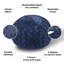 Fauteuil à billes 3 pi bleu marine-131216318