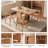 Solid Wood Folding Dining Table