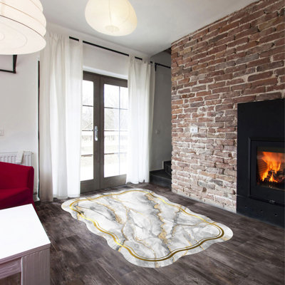 Tapis gris / or Ardmore