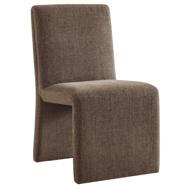 Emory Fabric Upholstered Dining Side Chair, Mocha