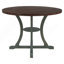 Table de salle à manger 5 pièces et 4 chaises en tissu avec pieds de table et tablette de rangement (bleu antique)-2116242389-2116242395