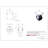 4 Piece Polyolefin Caster Set with Roller Bearings