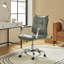  Chaise de bureau pivotante en similicuir de 22,2 po avec dossier capitonné Lundgren-1954259965