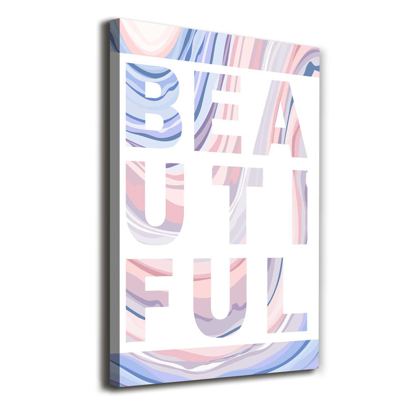 Beautiful - Wrapped Canvas Print