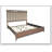 Queen Upholstered And Strap Panel Bed