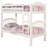 Frazer Contemporary Twin Over Twin Bunk Bed with Right Facing Front Ladder-33419621