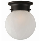 Kalona Glass Flush Mount