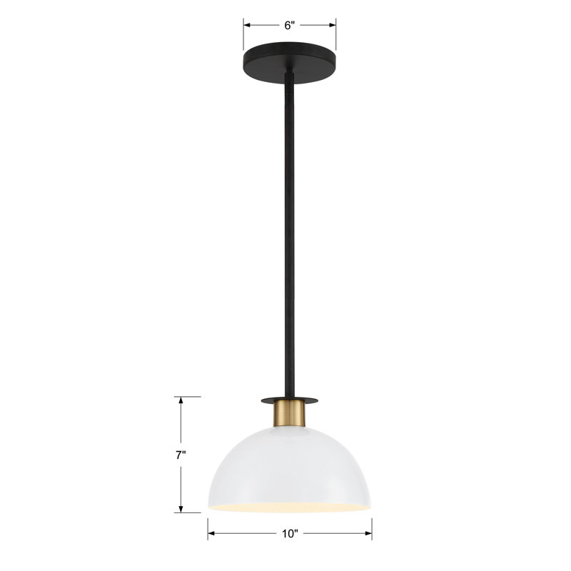 Anderle 1 - Light Single Dome Pendant
