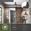 Gunnora Dark Bronze And Light Gold 12'' W 1 - Bulb Outdoor Semi Flush Mount