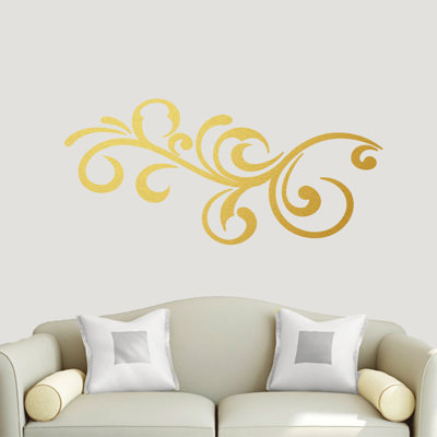 Adhésif décoratif volute