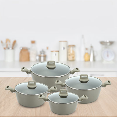 ZOYA 8 - Piece Non-Stick Cookware Set