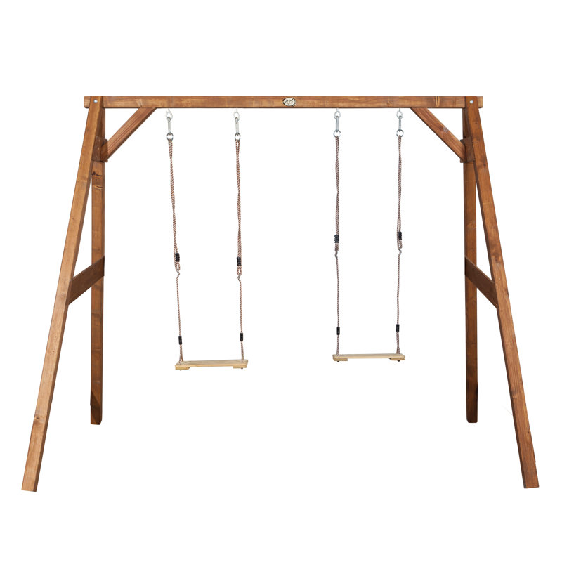 AXI Hemlock Swing Set with 2 Swing(s), Brown