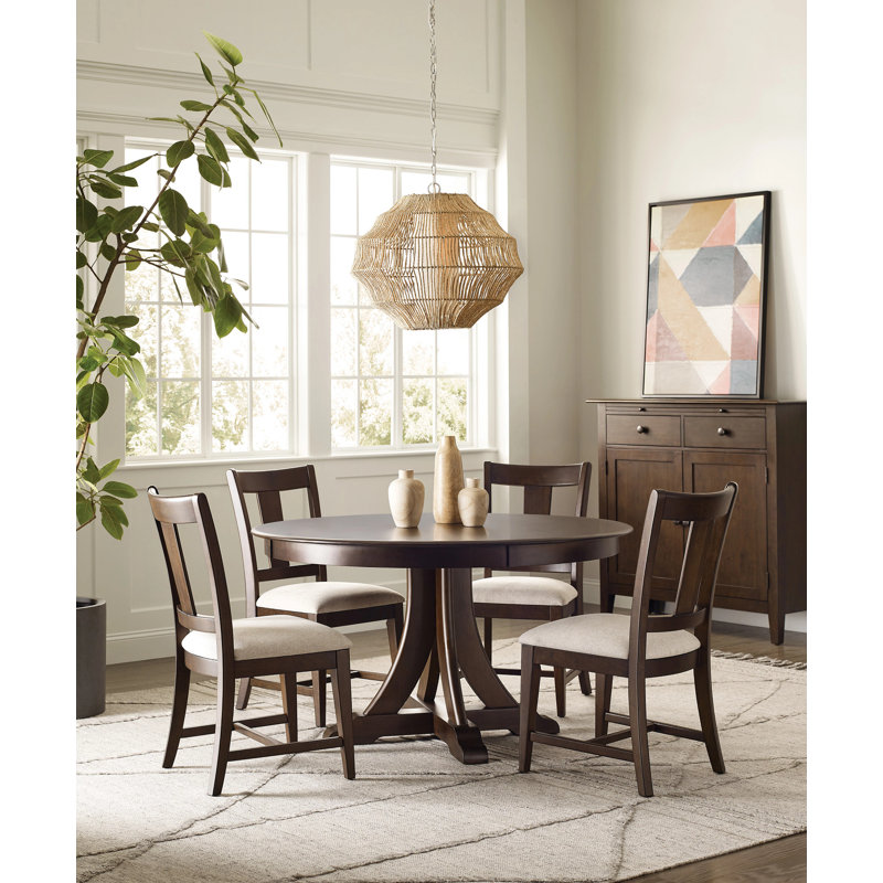 TABLE QUAD 54 "ROND, MOCHA