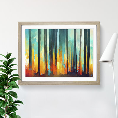 Amazing Abstract Forest Vol.1 - Framed Print