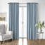 Shay Solid Cornflower Cotton Rod Pocket Drapery Panel Set of 2-363935256