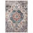 Blue Moroccan No Distressing Multi Antique Aesthetic Area Rug-140441933