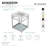 Quadras Ceramic Rectangular Console Bathroom Sink with Overflow-49617705-49610565