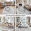 Nathalya Oriental Performance Machine Washable Non Slip Neutral Gray Indoor Area Rug-1061605590