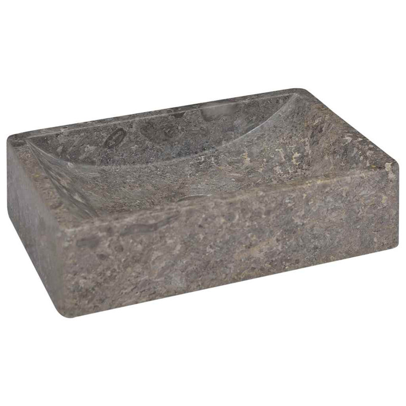 Traver Sink Marble High Gloss Grey