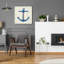 «Nautical Collage III on Linen» par Courtney Prahl, art mural en verre acrylique-1431726479