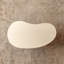 Table basse Cloud, table basse beige crème irrégulière de 35,43 po à 3 pieds, table centrale moderne pour le salon, table à thé d'intérieur, assemblage facile