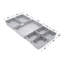 2.4'' H x 7.9'' W x 10.8'' D Organizer Set-50190166