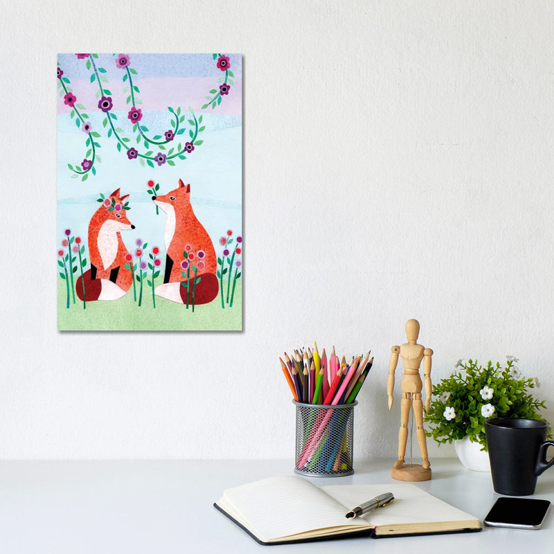 Forest Creatures VII 1 Piece Wrapped Canvas Wall Art, 30.48cm H x 20.32cm W x 1.905cm D