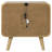 Winston Light Ash 2-drawer Nightstand Bedside Table