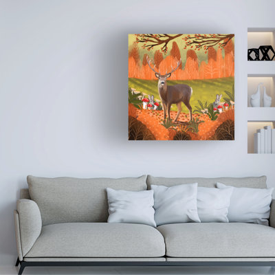 Art sur toile Clare Davis London Fall Deer USA