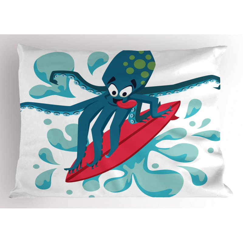 Fish Polyester Sham Set, Twin