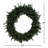 Artificial Canadian Pine Wreath Unlit-1626348898