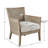 Cane Armchair, Solid Wood