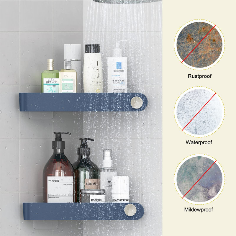 Efharis Shower Caddy, Dark Blue