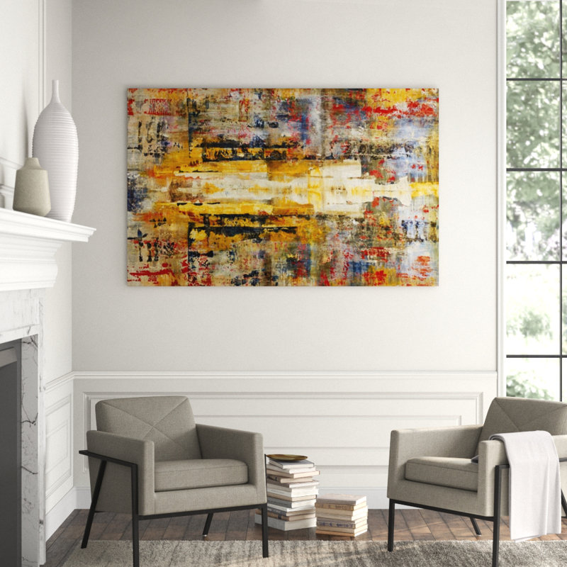 Slide Rule Painting by Alexys Henry, Outdoor, 54" H x 85" W x 1.5" D