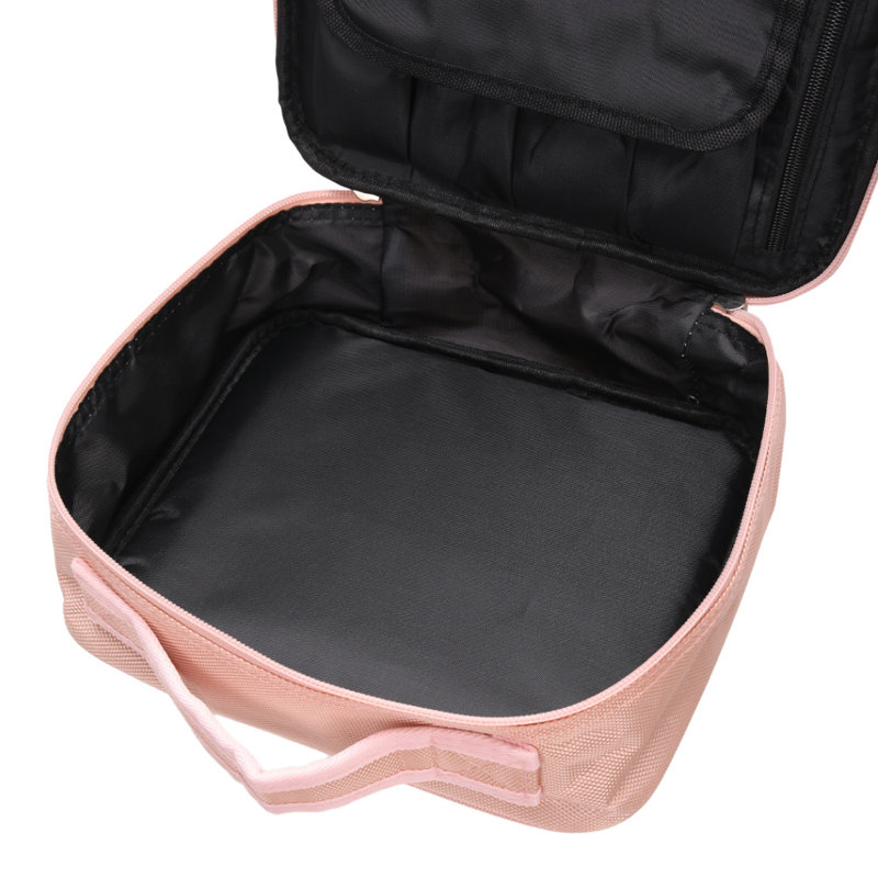Brentten Fabric 1 Makeup Organizer, Pink