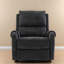 Fauteuils inclinables multifonctionnels en chenille, design noir moderne pour la maison