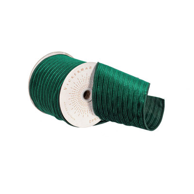 Vickerman 10yd Velvet Lined Satin Back Ribbon.