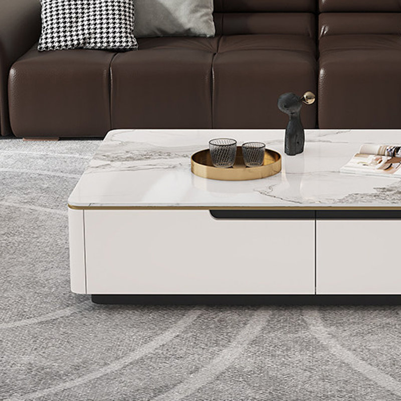Table basse Italian Luxury, 17" H x 55.11" L x 27.55" W