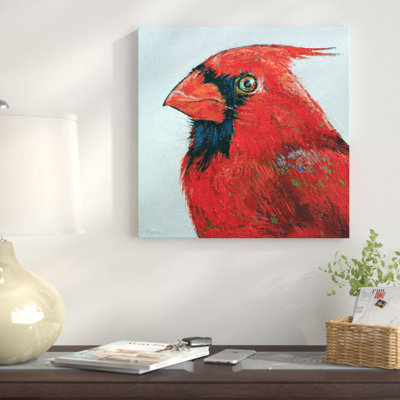 « cardinal », reproduction d’art sur toile