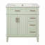 Meuble-lavabo 30 po avec lavabo en céramique-1945612561