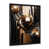 Impression noire sur toile encadrée sélectionné