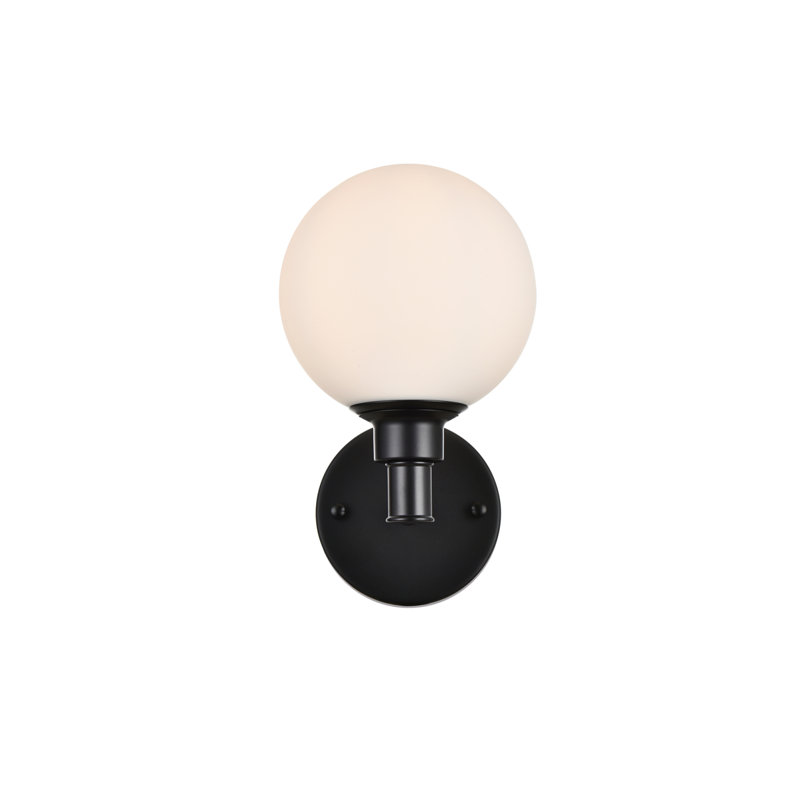 Carmie Dimmable Vanity Light, Black, 1 Light