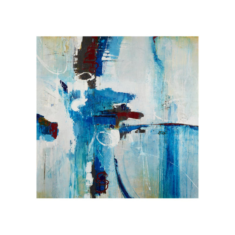 Harbinger par Joshua Schicker - impression, H 30 po x l 30 po x P 1,5 po, Gel coupé au couteau