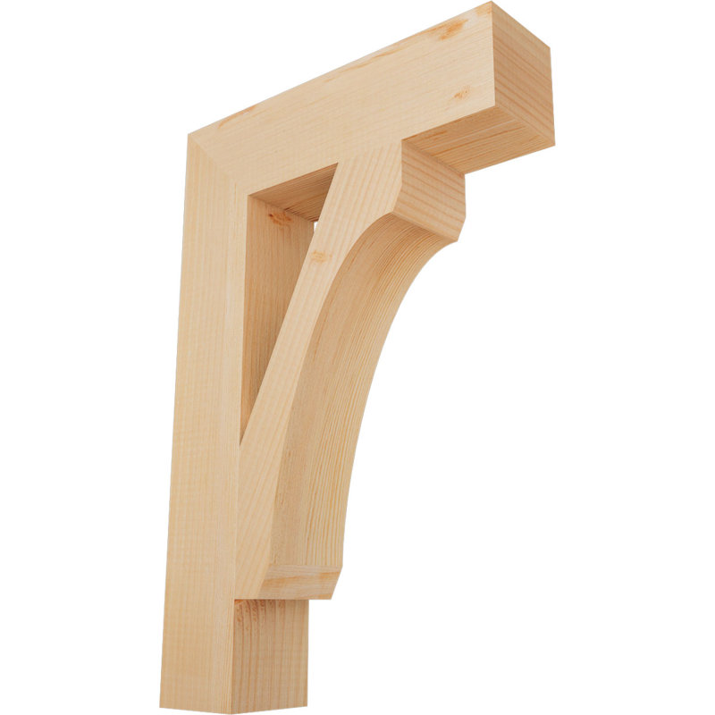 Support en bois rustique Legacy Block, Sapin de Douglas, Lisse, H 24 po x l 3,5 po x P 16 po