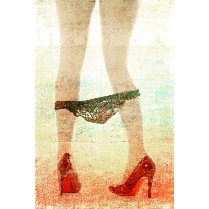Pants Down by Parvez Taj - Wrapped Canvas Print, 45cm H x 30cm W x 3.81cm D