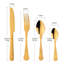 Gold Cutlery Set, 16 Piece Kings Pattern Flatware Set Stainless Steel Silverware Set Forks Knives And Spoons Set Service For 4, Dishwasher Safe